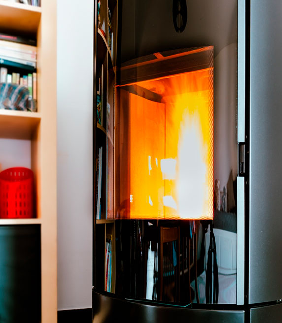 Ambiente confortable creado con soluciones de calefacción de Sinergies Mallorc